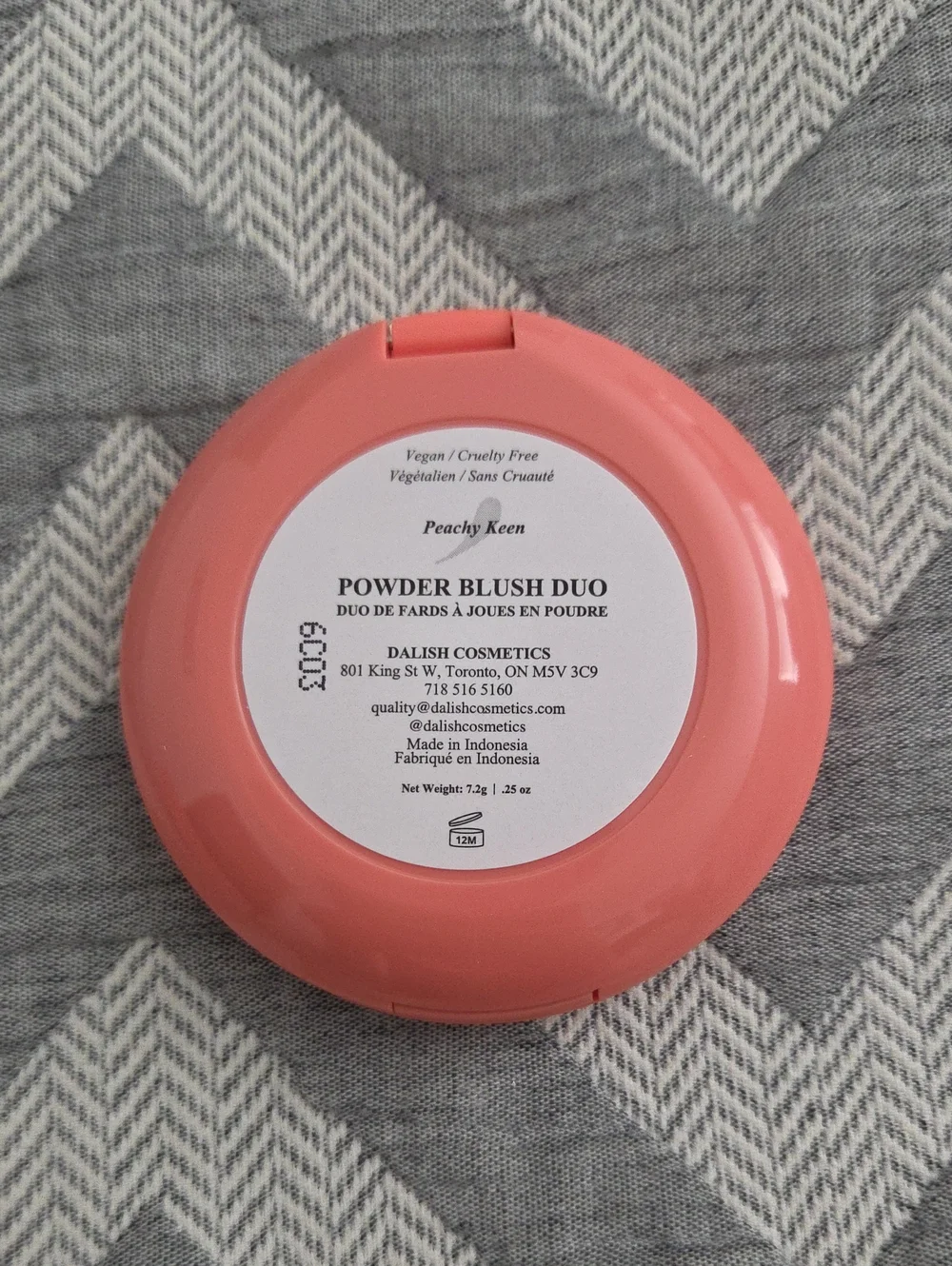 Da Lish Cosmetics Powder Blush Duo in Peachy Keen